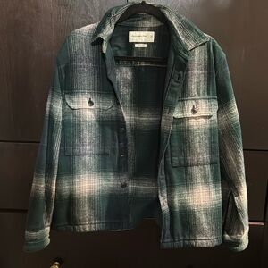 Abercrombie flannel shirt jacket